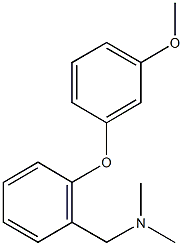 N-[2-(3-methoxyphenoxy)benzyl]-N,N-dimethylamine Struktur