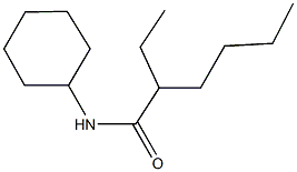 N-cyclohexyl-2-ethylhexanamide Struktur