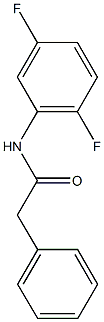 N-(2,5-difluorophenyl)-2-phenylacetamide Struktur