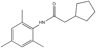 2-cyclopentyl-N-mesitylacetamide Struktur