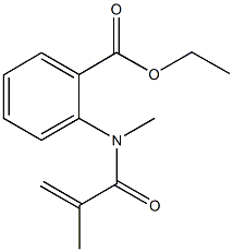 ethyl 2-[methacryloyl(methyl)amino]benzoate Struktur