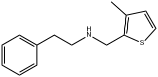 N-[(3-methyl-2-thienyl)methyl]-N-(2-phenylethyl)amine Struktur