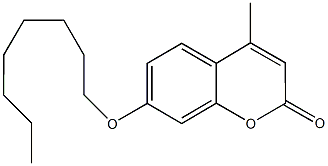 4-methyl-7-(octyloxy)-2H-chromen-2-one Struktur