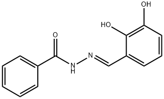 N'-(2,3-dihydroxybenzylidene)benzohydrazide Struktur