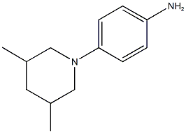 4-(3,5-dimethyl-1-piperidinyl)phenylamine Struktur