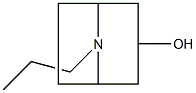8-propyl-8-azabicyclo[3.2.1]octan-3-ol Struktur