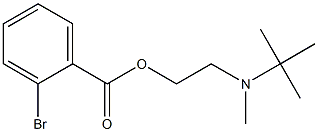 2-[tert-butyl(methyl)amino]ethyl 2-bromobenzoate Struktur