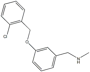 N-{3-[(2-chlorobenzyl)oxy]benzyl}-N-methylamine Struktur