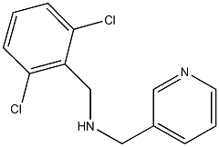 N-(2,6-dichlorobenzyl)-N-(3-pyridinylmethyl)amine Struktur