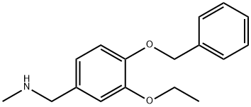 N-[4-(benzyloxy)-3-ethoxybenzyl]-N-methylamine Struktur