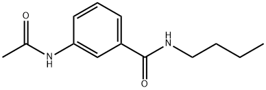 3-(acetylamino)-N-butylbenzamide Struktur