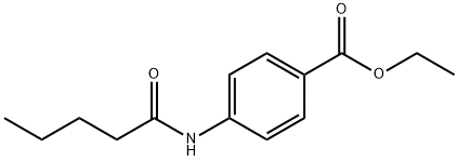 ethyl 4-(pentanoylamino)benzoate Struktur