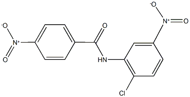 N-{2-chloro-5-nitrophenyl}-4-nitrobenzamide Struktur