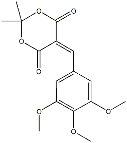 2,2-dimethyl-5-(3,4,5-trimethoxybenzylidene)-1,3-dioxane-4,6-dione