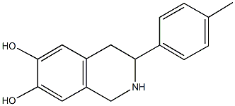 3-(4-methylphenyl)-1,2,3,4-tetrahydro-6,7-isoquinolinediol Struktur