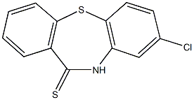 8-chlorodibenzo[b,f][1,4]thiazepine-11(10H)-thione Struktur