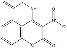 4-(allylamino)-3-nitro-2H-chromen-2-one Struktur