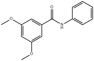 3,5-dimethoxy-N-phenylbenzamide Struktur