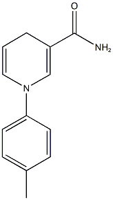 1-(4-methylphenyl)-1,4-dihydro-3-pyridinecarboxamide Struktur