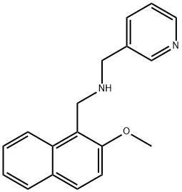 N-[(2-methoxy-1-naphthyl)methyl]-N-(3-pyridinylmethyl)amine Struktur