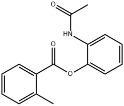 2-(acetylamino)phenyl 2-methylbenzoate Struktur