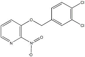 3-[(3,4-dichlorobenzyl)oxy]-2-nitropyridine Struktur