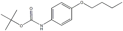 tert-butyl 4-butoxyphenylcarbamate Struktur