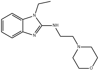 N-(1-ethyl-1H-benzimidazol-2-yl)-N-[2-(4-morpholinyl)ethyl]amine Struktur