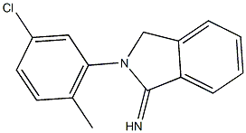 2-(5-chloro-2-methylphenyl)-1-isoindolinimine Struktur