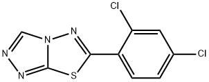 6-(2,4-dichlorophenyl)[1,2,4]triazolo[3,4-b][1,3,4]thiadiazole Struktur