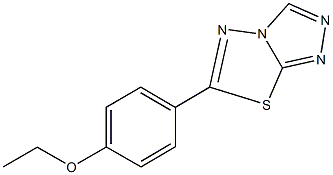 ethyl 4-[1,2,4]triazolo[3,4-b][1,3,4]thiadiazol-6-ylphenyl ether Struktur