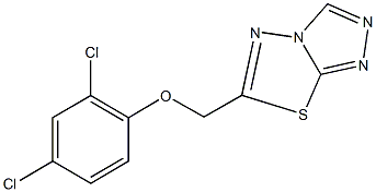 2,4-dichlorophenyl [1,2,4]triazolo[3,4-b][1,3,4]thiadiazol-6-ylmethyl ether Struktur