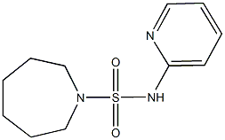 N-(2-pyridinyl)-1-azepanesulfonamide Struktur