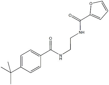 N-{2-[(4-tert-butylbenzoyl)amino]ethyl}-2-furamide Struktur