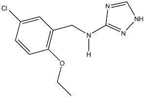 N-(5-chloro-2-ethoxybenzyl)-N-(1H-1,2,4-triazol-3-yl)amine Struktur