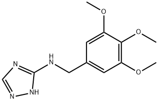 N-(1H-1,2,4-triazol-3-yl)-N-(3,4,5-trimethoxybenzyl)amine Struktur