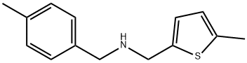 N-(4-methylbenzyl)-N-[(5-methyl-2-thienyl)methyl]amine Struktur