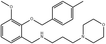 N-{3-methoxy-2-[(4-methylbenzyl)oxy]benzyl}-N-[3-(4-morpholinyl)propyl]amine Struktur