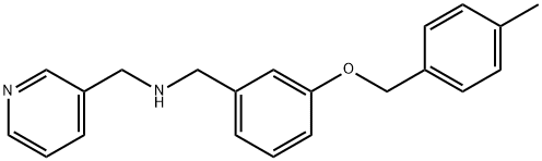 N-{3-[(4-methylbenzyl)oxy]benzyl}-N-(3-pyridinylmethyl)amine Struktur