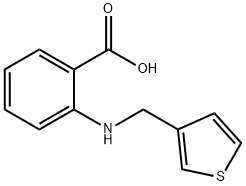 2-[(3-thienylmethyl)amino]benzoic acid Struktur