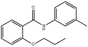 N-(3-methylphenyl)-2-propoxybenzamide Struktur