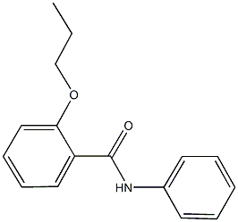 N-phenyl-2-propoxybenzamide Struktur