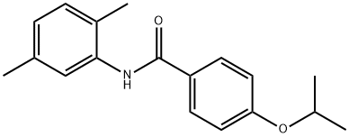 N-(2,5-dimethylphenyl)-4-isopropoxybenzamide Struktur