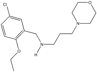 N-(5-chloro-2-ethoxybenzyl)-N-[3-(4-morpholinyl)propyl]amine Struktur