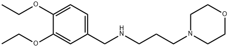 N-(3,4-diethoxybenzyl)-N-[3-(4-morpholinyl)propyl]amine Struktur