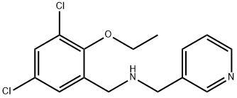 N-(3,5-dichloro-2-ethoxybenzyl)-N-(3-pyridinylmethyl)amine Struktur