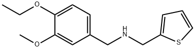 N-(4-ethoxy-3-methoxybenzyl)-N-(2-thienylmethyl)amine Struktur