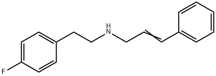 N-cinnamyl-N-[2-(4-fluorophenyl)ethyl]amine Struktur