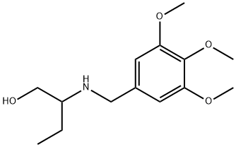 2-[(3,4,5-trimethoxybenzyl)amino]-1-butanol Struktur