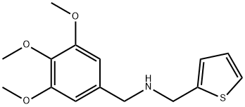 N-(2-thienylmethyl)-N-(3,4,5-trimethoxybenzyl)amine Struktur